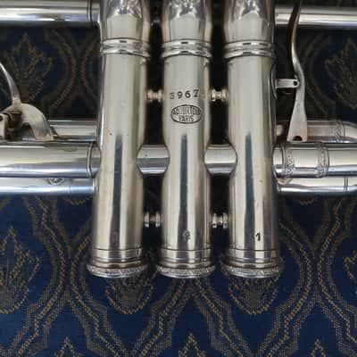 Beautiful Antoine Courtois Paris C Trumpet with Courtois Case and Courtois Mouthpiece image 4