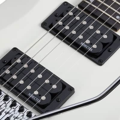 Schecter C-6 FR Deluxe guitar in Satin White image 6