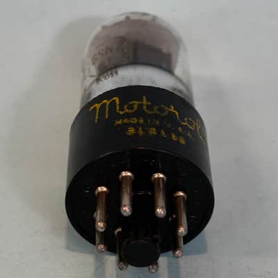 1951 Sylvania 6SN7GT Vintage 1950s Motorola Black Plate Chrome Base Tube! T542 image 6