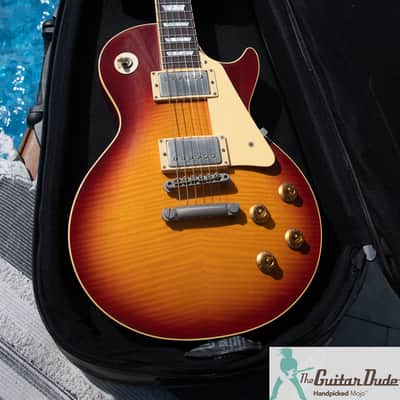 Burny RLG-105 '59 Les Paul Standard Style Single Cut - 2010's - Vintage Sunburst (VSB) - Pro Set Up w Perfect Frets/Action/Intonation! $ image 5