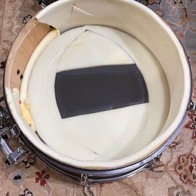 Aerodrums (Custom) Blue/Black 4pc Set (Bass Drum Doubles As Case) image 15