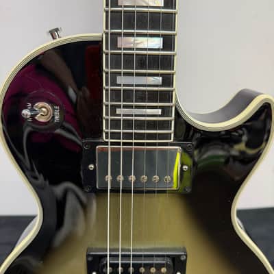 Used Epiphone Les Paul Custom Adam Jones Signature Electric Guitar Silver Burst with Original Case 2024 image 9
