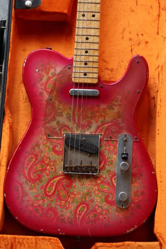 Fender Custom Shop Master Built 1969 Telecaster Relic – Paisley Paul Waller 2012 image 1
