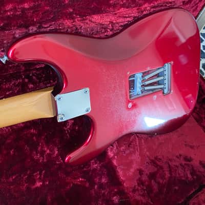 Fender Stratocaster 62 American vintage 1991 - Candy apple image 7