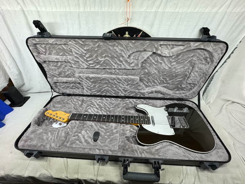 Fender American Ultra Telecaster Guitar with Case 2022 - Texas Tea / Rosewood fingerboard image 1