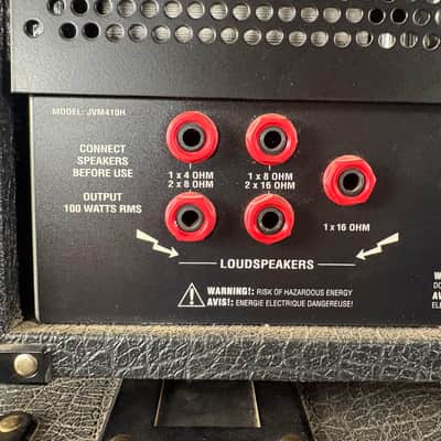 2011 Marshall JVM410H 100 Watt 4 Channel Made In England Tube Guitar Amplifier Head W/ Original 6 Button Footswitch! image 10