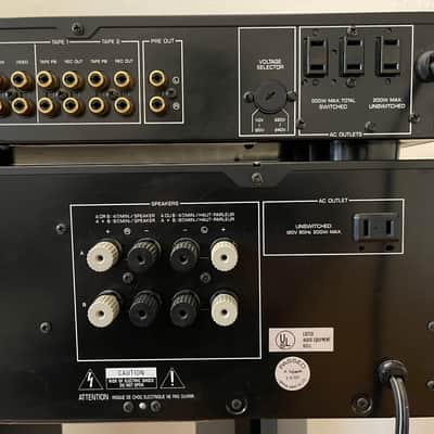 Yamaha C45 Preamplifier with M45 Power Amplifier image 10