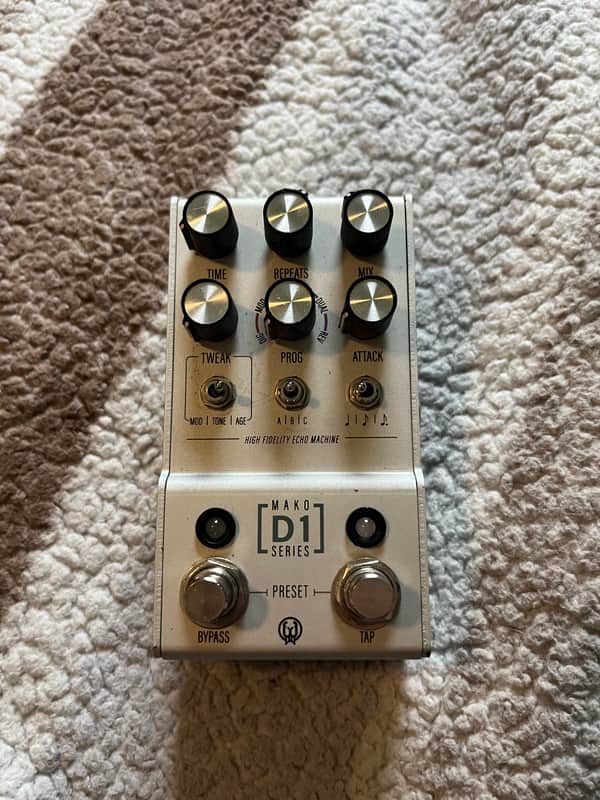 Walrus Audio Mako D1 High-Fidelity Stereo Delay V1 2020 - 2021 - Silver image 1