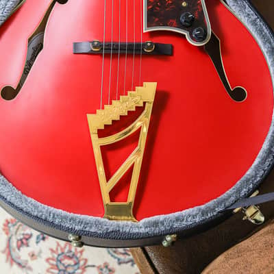 D'Angelico Deluxe EXL-1 Korea | Matte Red image 7