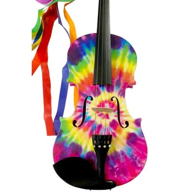 Tie Dye Violin 1/2 Outfit w crystal fine tuners image 2