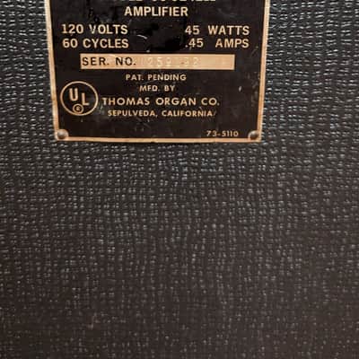 Vox Galaxie Ampliphonic Solid State Combo Amp - Late 1960s image 3