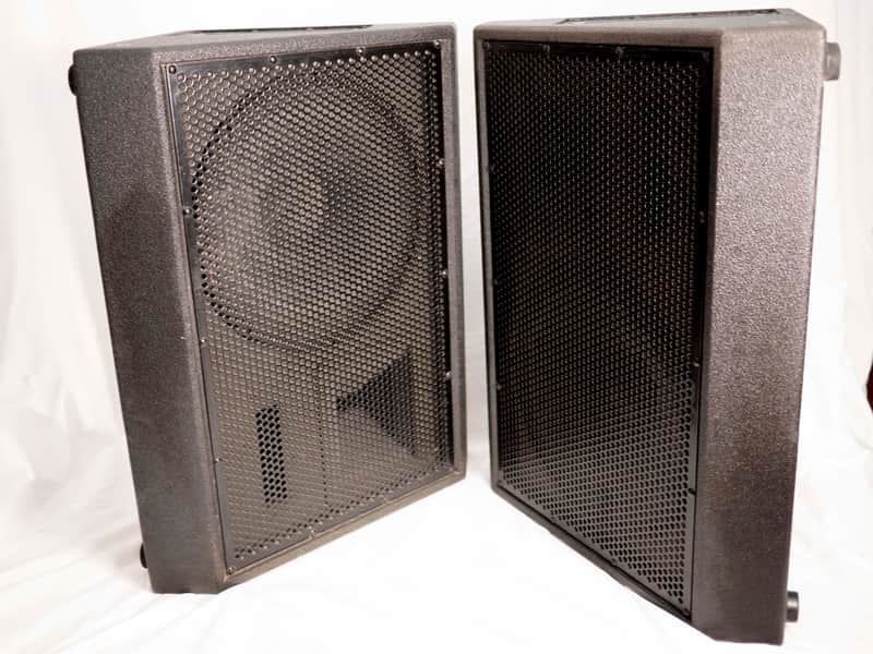 Carvin TCS 115M Touring concert system 15" monitors 2000 black *SET OF 2 image 1