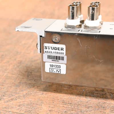 Studer D21m Modular I/O - AES/ EBU - 32x BNC to 4x DB25 Connectors CG01F4T image 10