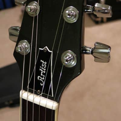 1983 Ibanez AM-100 Black Metallic Semi-Hollow Electric Guitar AS-50, AS-100, AS-200 image 8