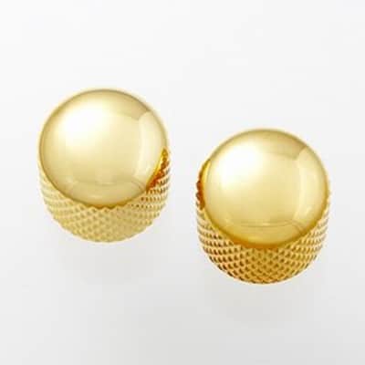 Push-On Dome Knobs For Split Shaft Pots - GOLD