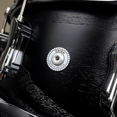 British Drum Co. RAV-14-6-SN Raven Series Snare Drum. 6" x 14" image 10
