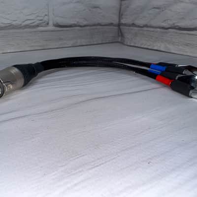 XLR to Y Spade Meze Adapter Headphone Cable image 2