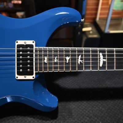 PRS Wood Library S2 McCarty 594 Thinline 85/15s and Ebony Board - Space Blue #5487 image 5