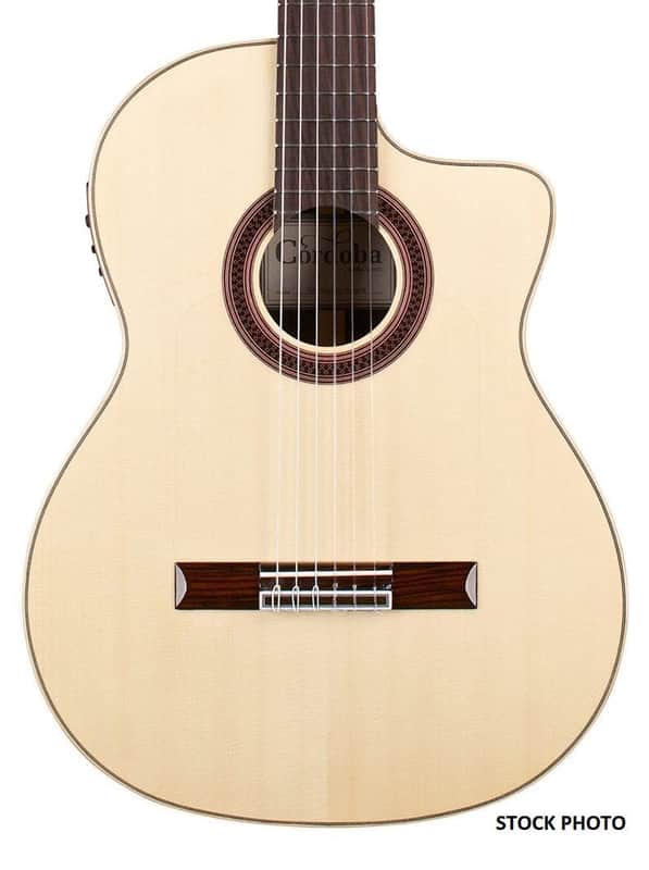 New Cordoba GK Studio Negra Spanish Flamenco Acoustic Electric Guitar image 1