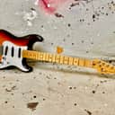 1980's Fender Stratocaster 2 Knob Dan Smith Strat Sunburst 1983-1984