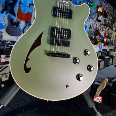 EVH SA-126 Special Semi-hollowbody Electric Guitar - Matte Army Drab FREE PLEK! 090 image 3