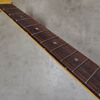 Tinted Flame Maple Strat Neck fits fender Stratocaster body 22 frets image 2