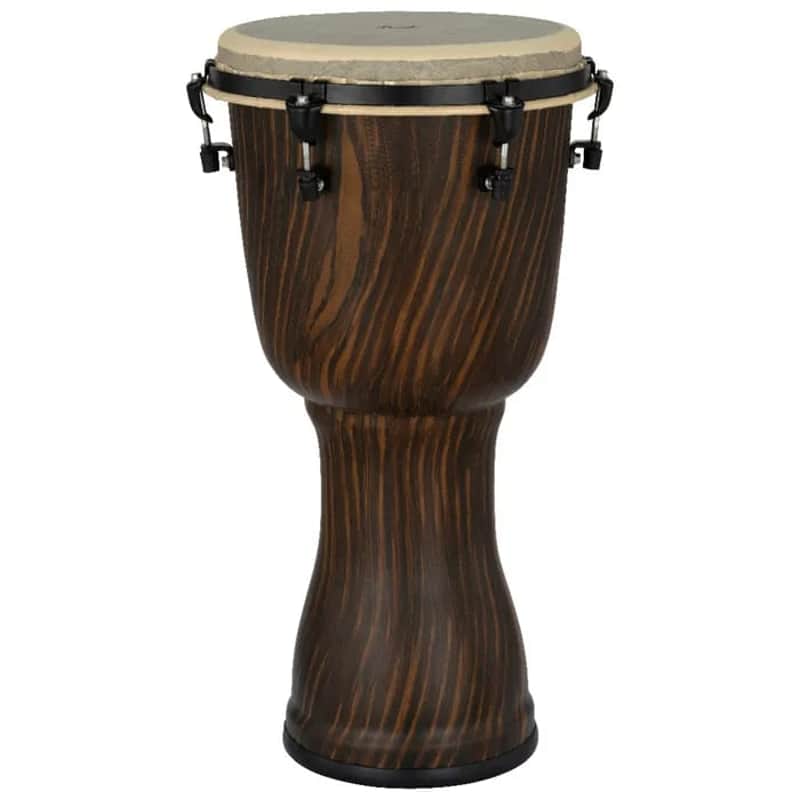 Mint Pearl PBJV12685 12" Key Tuned Djembe, Artisan Straight Grain Limba Finish image 1