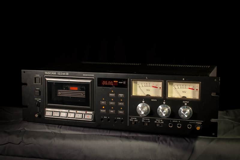 Tascam 122 MKIII Rack Mount Tape Cassette Deck MK3 Works Great, Super Clean image 1