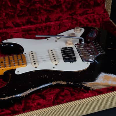 Fender Jason Smith Masterbuilt 1956 Stratocaster Ultimate Retro Floyd 2012 - Black image 17