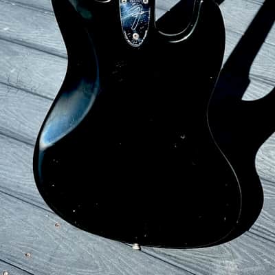 Fender Jazz Bass 1974 - rare & groovy "Left Handed" Jazz in Black w/Maple Neck ! image 6