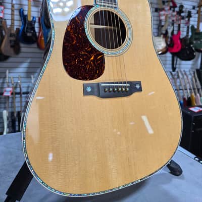 Martin D-42L Modern Deluxe Acoustic Guitar - Natural w/OHSC & PLEK*D #556 image 1
