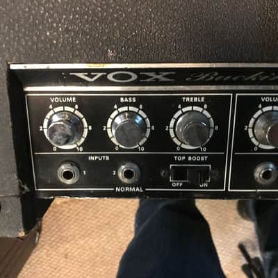 Vox V1123 Buckingham 3-Channel 35-Watt 2x12" Piggyback Guitar Amp 1967 - Black image 7