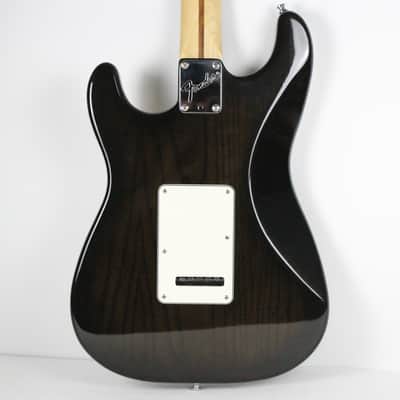 RARE 1990 Vintage Fender Stratocaster Plus Deluxe Translucent Black E9 Series Wilkinson Nut USA image 10
