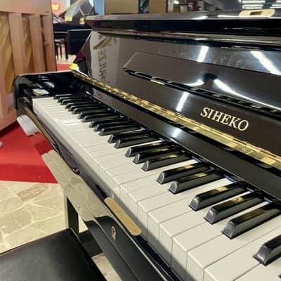 SIHEKO PIANOFORTE VERTICALE MOD. SU118 NERO image 3