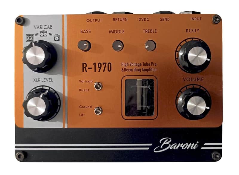 Baroni R-1970 Tube Preamp / D.I. Recording Amp (Vintage Orange) image 1