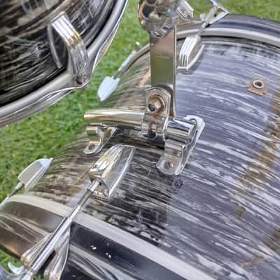 Ludwig Downbeat 1969, Black Oyster Pearl. Vintage. image 8