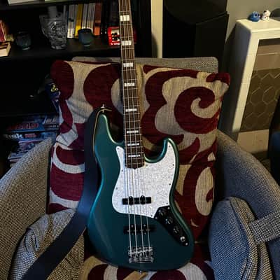 Fender Adam Clayton Artist Series Signature Jazz Bass Sherwood Green Metallic image 3