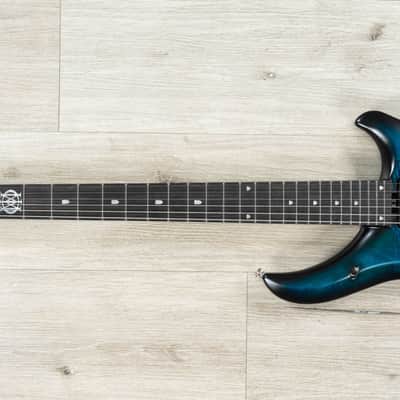 Ernie Ball Music Man John Petrucci Majesty 6 Guitar, Ebony Fretboard, Blue Silk image 4