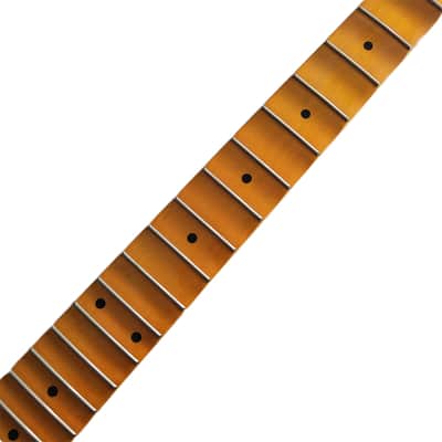Full Scalloped Maple Guitar Neck,24-Fret Left hand image 4