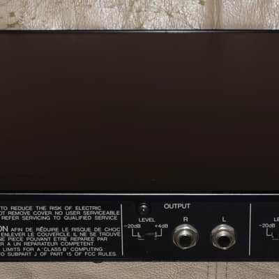 Yamaha SPX90 Digital Sound Processor 1980s - Black image 4
