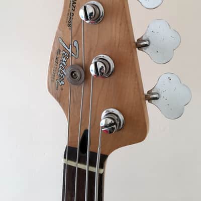 Fender MIM Jazz Bass 2002/2003 Lefty Blonde / Mexican Left Handed Electric Guitar Mexico image 9