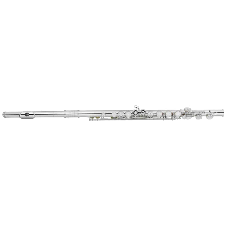 William S. Haynes AF480-CO 'Amadeus' Student Flute in Silver Plate image 1