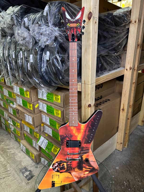 Vary Rare) Dean Limited Edition ZX Rob Flynn Baritone - | Reverb