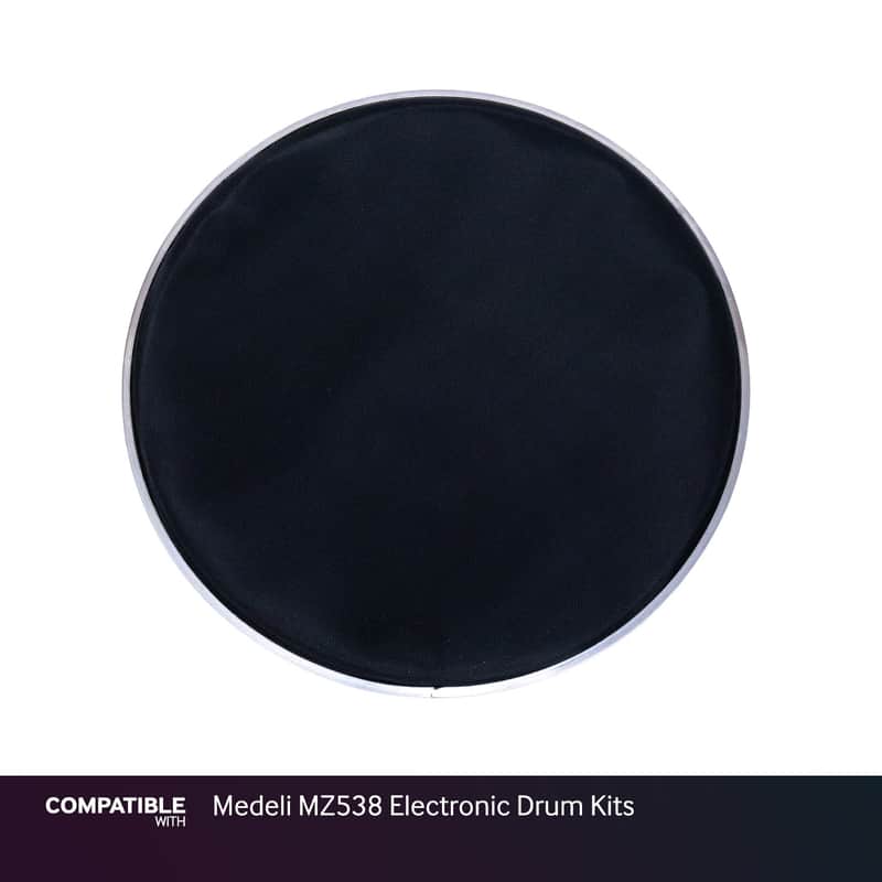 Black 12" Mesh Drum Head for Medeli MZ538 Electronic Drum Kits