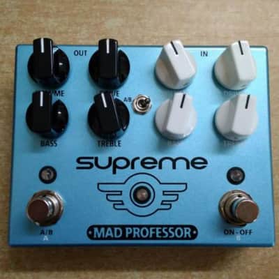 Mad Professor Supreme 2 Channel Overdrive Pedal w/ Original box & paperwork image 3