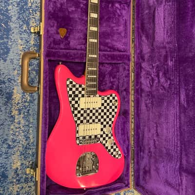 Guitar Dude Custom 1 of 1 HOT PINK 'Jazzmaster Hybrid, 7 lbs 12 oz’s!! Lollar '58 PU's, Premium Alder, Vintage Electronics, Aged Nitro & Fender American Vintage Hardware, Plastic & Pickguard - w/ OHSC & COA! image 20