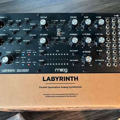 Moog Labyrinth Parallel Generative Synthesizer 2024 - Present - Black with Wood Sides image 3