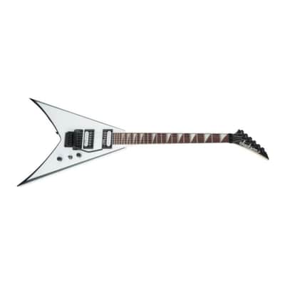 Jackson JS Series King V JS32, White with Black Bevels Electric Guitar image 3