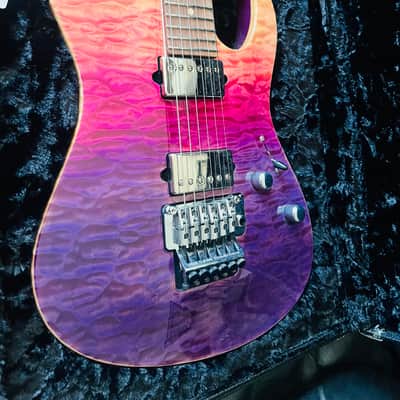 Suhr NAMM Piece Modern Carve Top Stunning Purple Gradient image 4