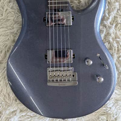 Sterling LK100 Luke Electric Guitar, Rosewood Fingerboard, Bodhi Blue image 8